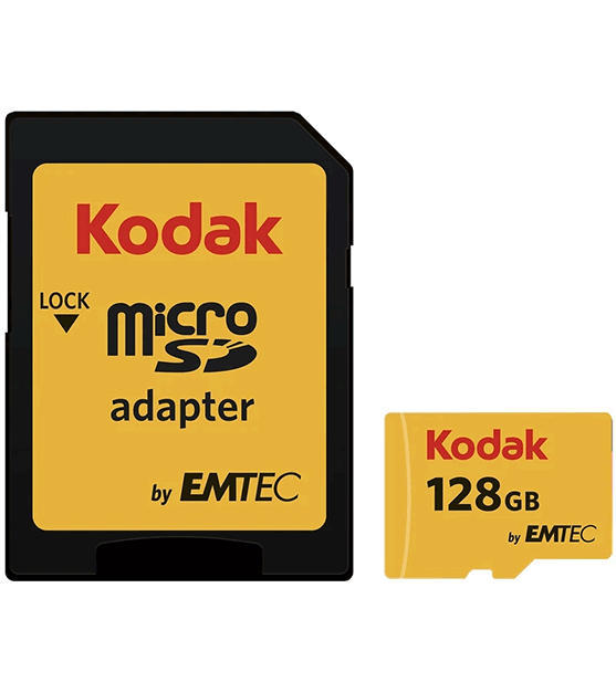 128 کارت حافظه کداک مدل Premium Performance ظرفیت ۱۲۸ گیگابایت میکرو SDXC کلاس A1 UHS-I V10 سرعت 90MBps - Image 1